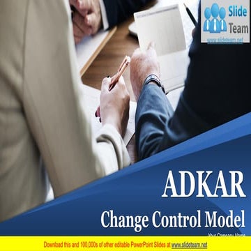 ADKAR Change Control Model PowerPoint Presentation Slides 