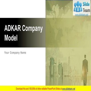 Adkar Company Model PowerPoint Presentation Slides