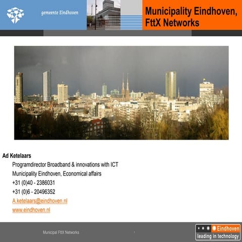 Ad Ketelaars - Services offered over municipal network