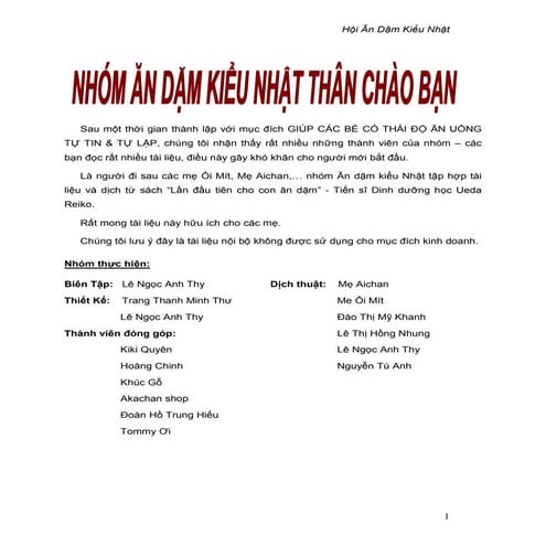 Ăn dặm kiểu nhật