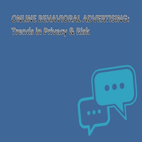 Online Behavioral Advertising (OBA) Legal & Regulatory Compliance
