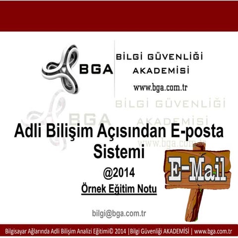 Adli Bilişim Açısından E-posta Sistemi