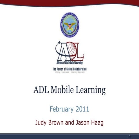 ADL Mobile Learning