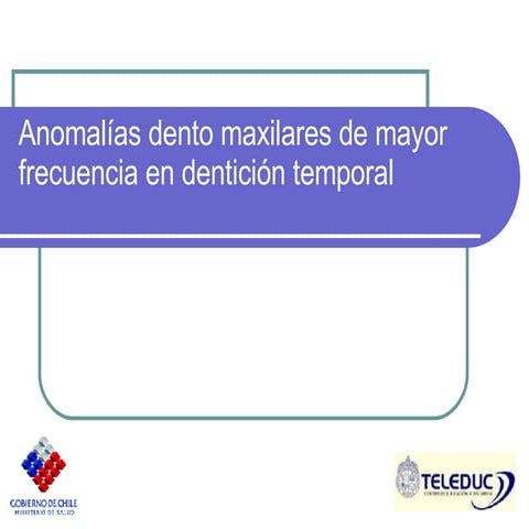 Anomalia dentomaxilar