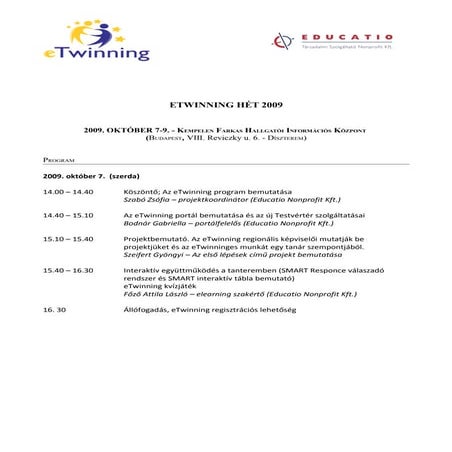 eTwinning hét 2009