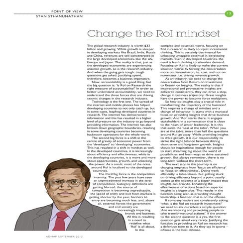 AdMap Change the ROI Mindset