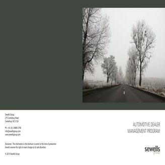 Automotive Dealer Management Program