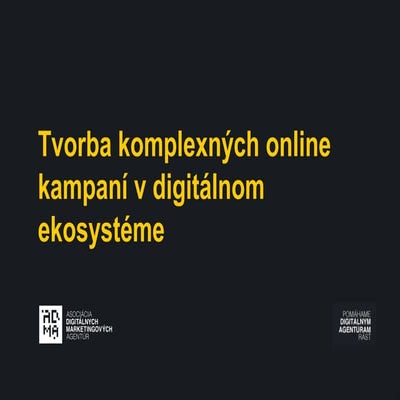 Tvorba komplexných online kampaní - Insight a Stratégia