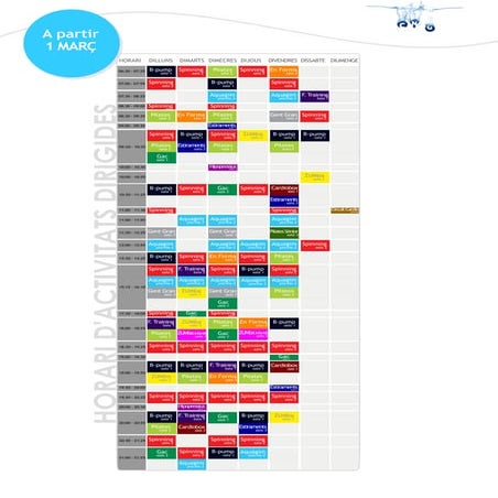 Activitats Dirigides Març