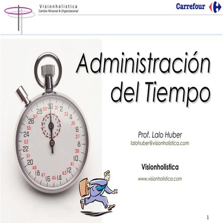 Lalo Huber - Administración del tiempo