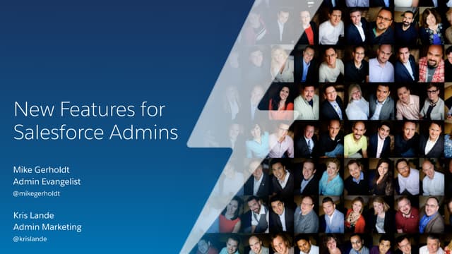 New Features for Salesforce Admins - 2016