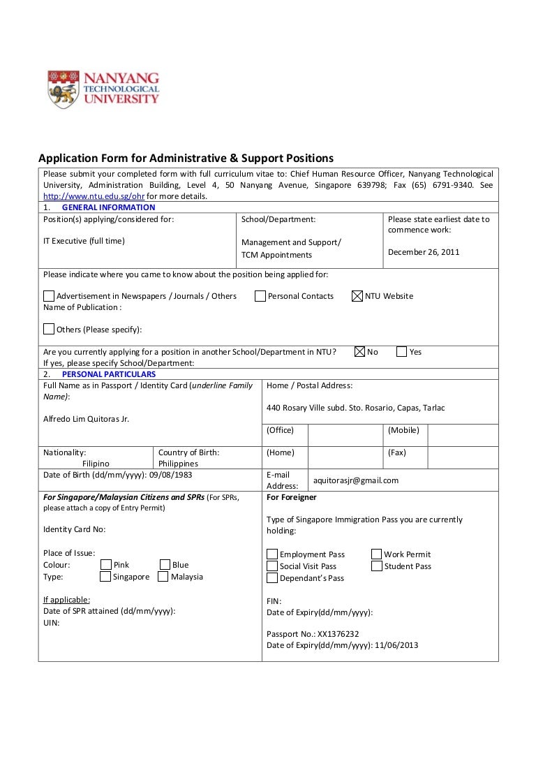 Admin form