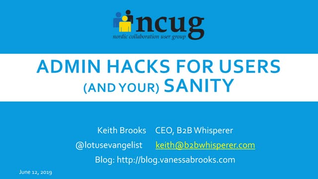 Admin Hacks for Users and Admins Sanity