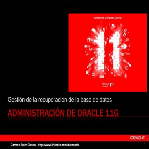 Recuperación de la base de datos en Oracle