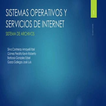 Sistemas de archivos