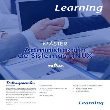 Máster online - Administración de sistemas LINUX 