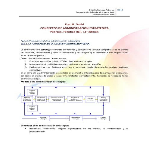 Modelo de Fred r. David_ Pensamiento y filosofia de la empresa.pptx
