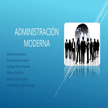 Administración moderna