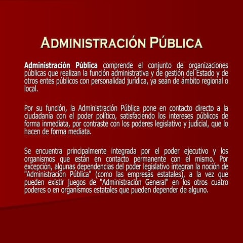 Administración pública