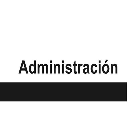 Administración tema 2