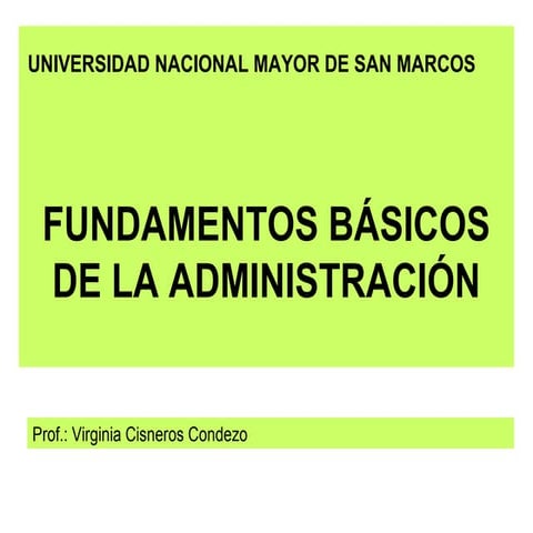 Administracion
