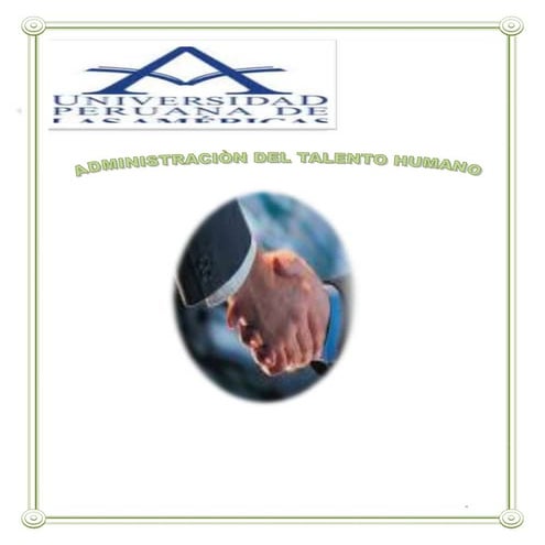 Administracion del talento humano separata 