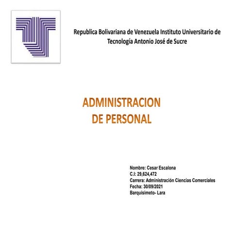 Administracion de personal