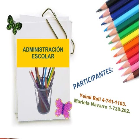 Administracion escolar 