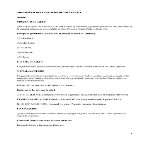 Administracion supervision de servicios