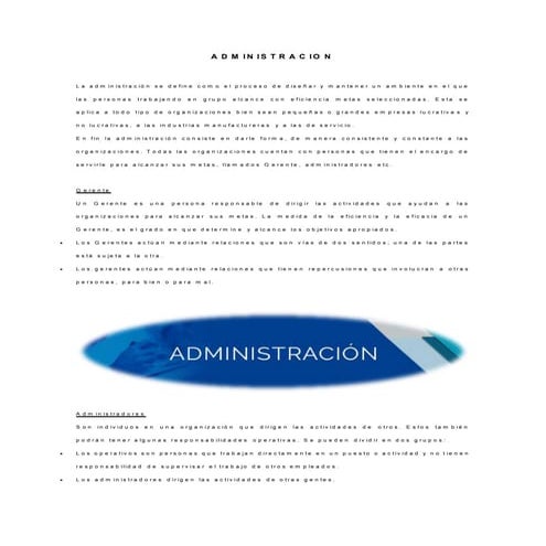 Administracioon