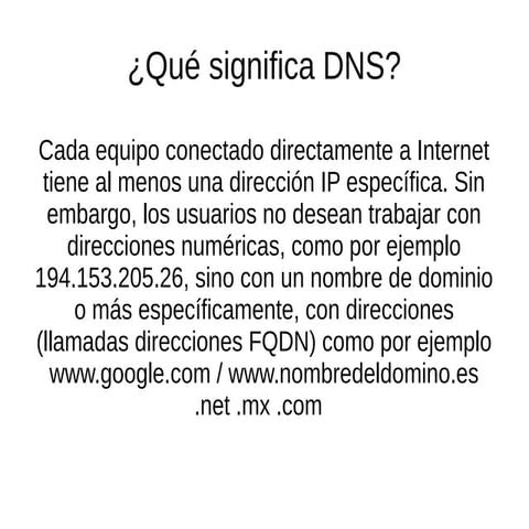 Administrador dns