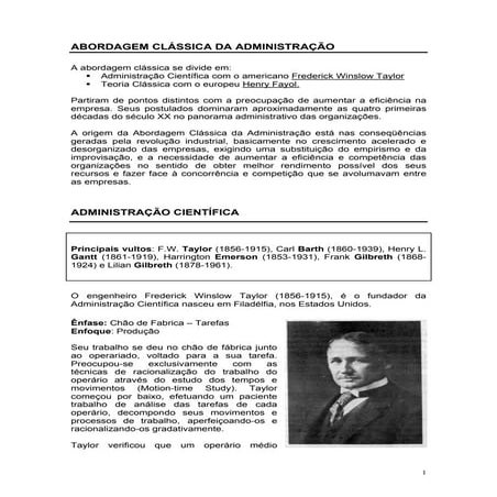 Administração cientifica   taylor
