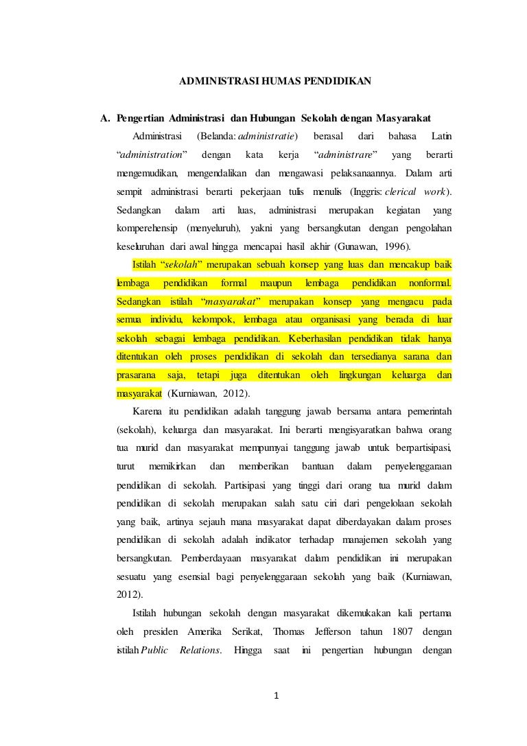 Administrasi Humas Pendidikan Ii