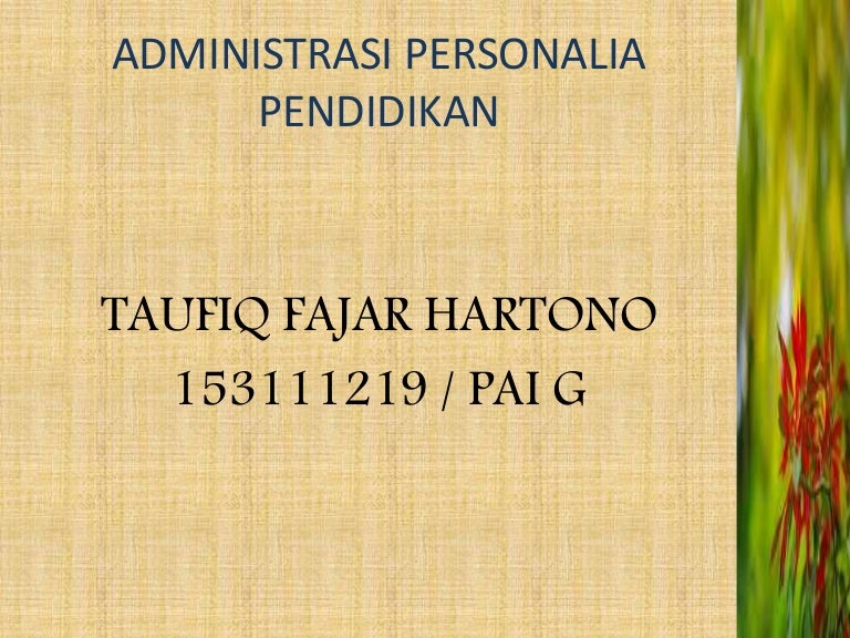 Administrasi Sekolah