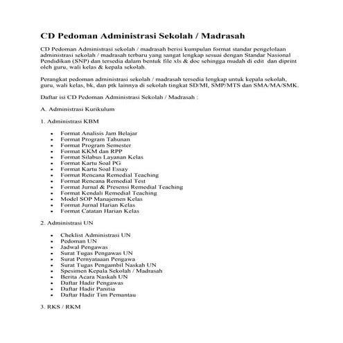 Administrasi Sekolah | PDF