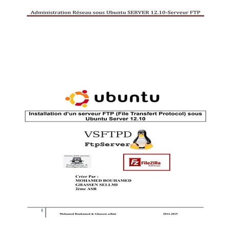 Administration ubuntu-serveur-installation-ftp-serveur