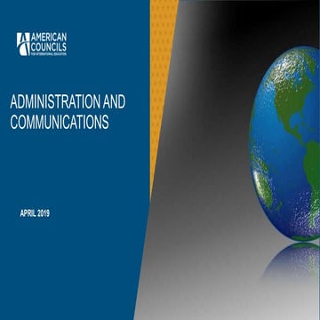 Administration and communications