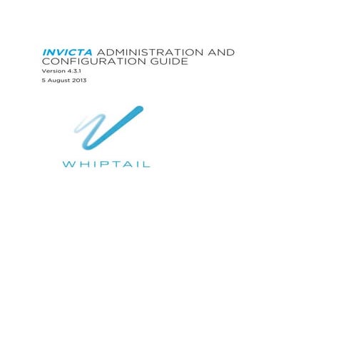 Whiptail : Administration and Configuration guide 4.3