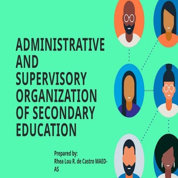 Comprehensive Overview of Administrative and Supervisory Organization ...