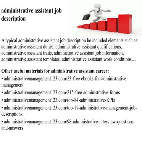 Administrative assistant job description