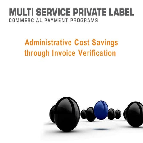 Administrative Cost Savings through Invoice Verifications