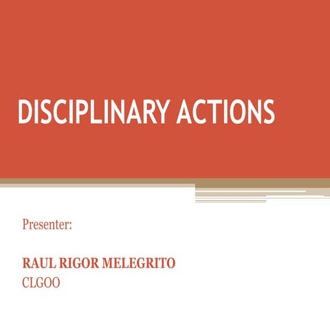 Administrative investigation