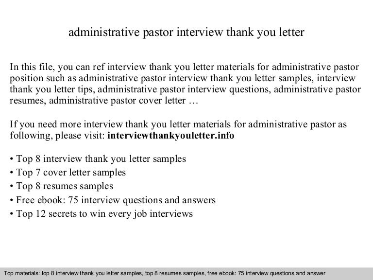 Administrative pastor Administrative pastor