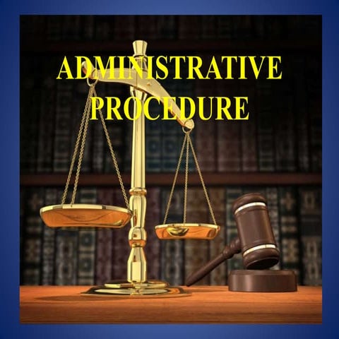 Administrative procedure