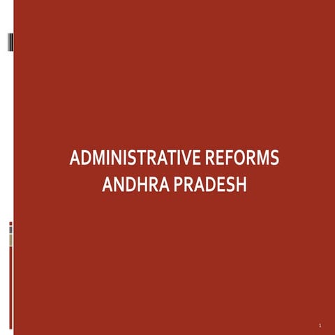 Administrative reforms