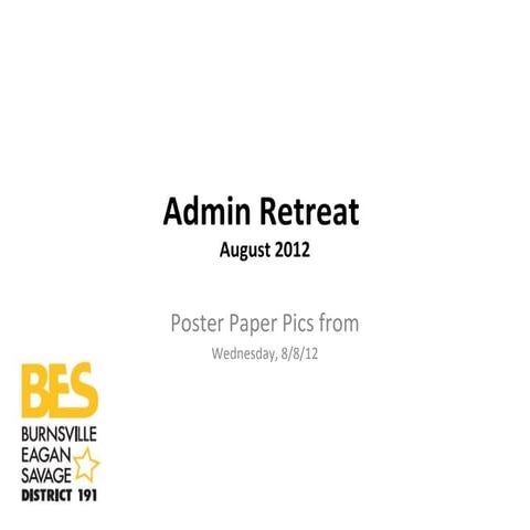 Admin retreat pics 8 8-12