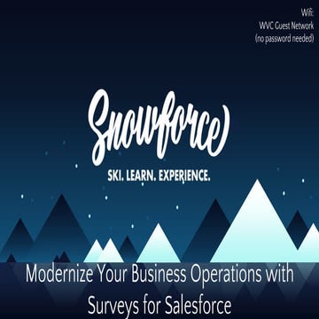 Modernize Your Business Operations with Surveys for Salesforce