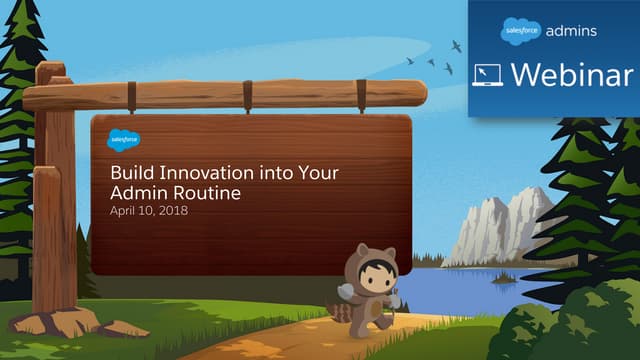 Build Innovation into Your Admin Routine