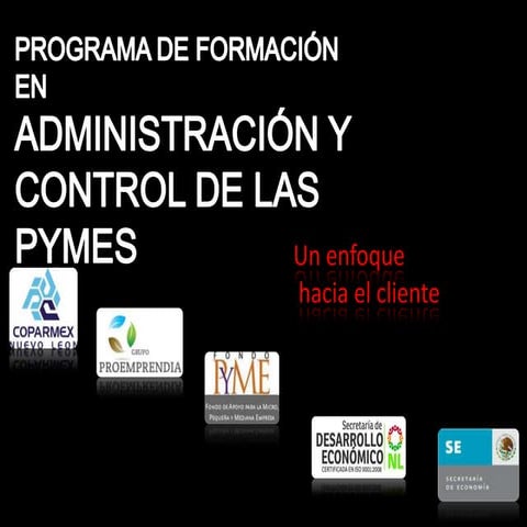PROGRAMA DE ADMINISTRACIÓN Y CONTROL DE PYMES