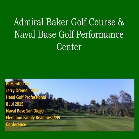 Admiral baker dremel presentation n9 conference PPTX